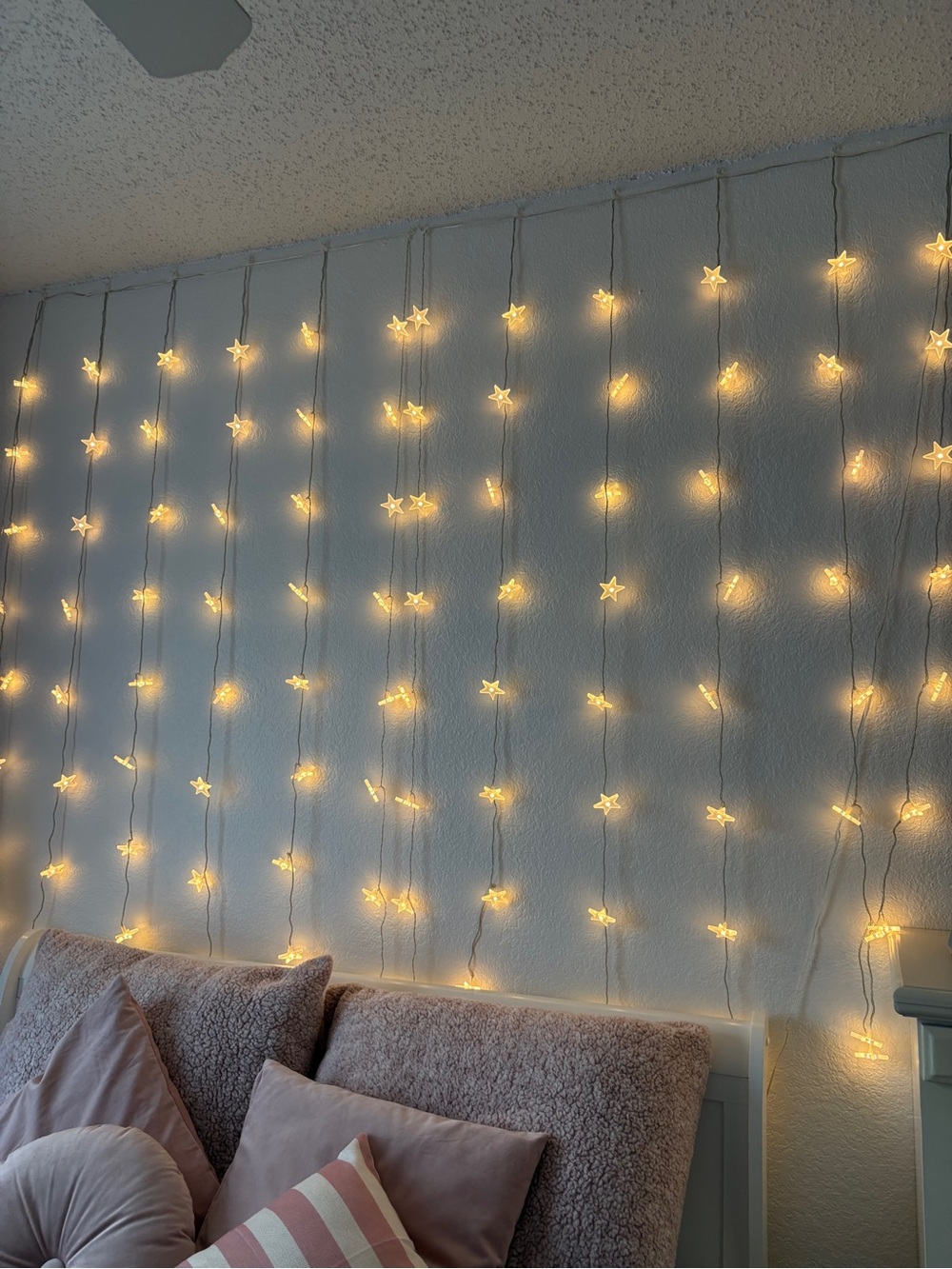IKEA Warm White Star Curtain String Lights